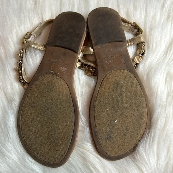 Rampage Boho Coin Sandals Size 6-1/2 - Picture 3 of 5